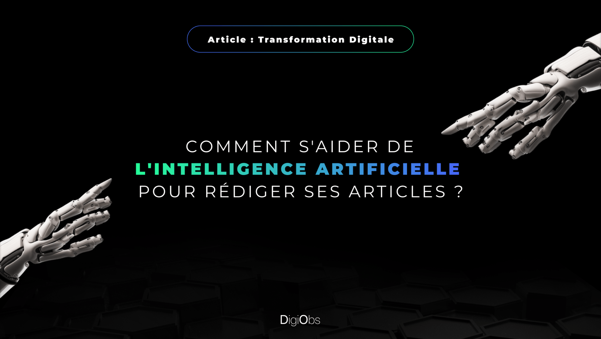 IA intelligence artificielle creation articles contenus