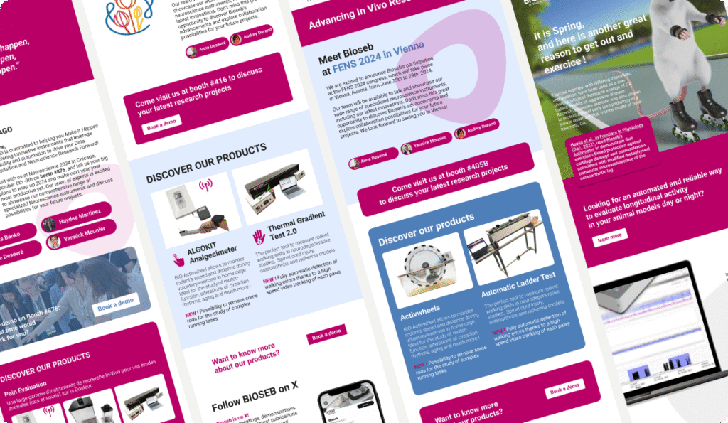 mockup newsletters bioseb